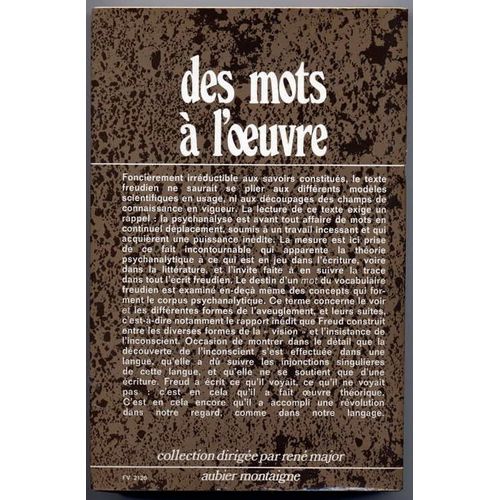 Des Mots À L'oeuvre