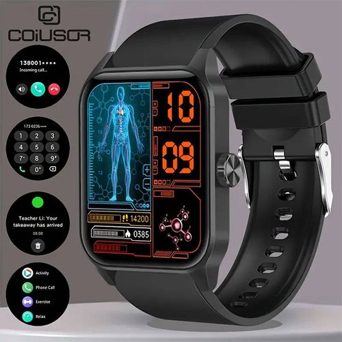 Montre Connectée Intelligente Pour Homme. Ecran Tactile Hd. Nombreuses Fonctions