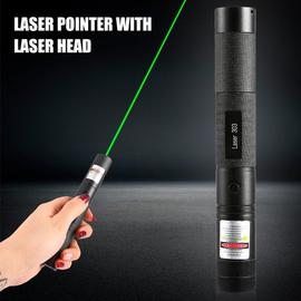 303 pointeur stylo laser faisceau spot vert puissant 1mW 532nm 8KM portée  adjustable