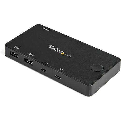 Switch Kvm Usb-C 2 Ports-Mini-Commutateur 4K 60Hz Hdmi Uhd-Câbles Typec C Inclus-Auto-Alimenté-Ipad Pro