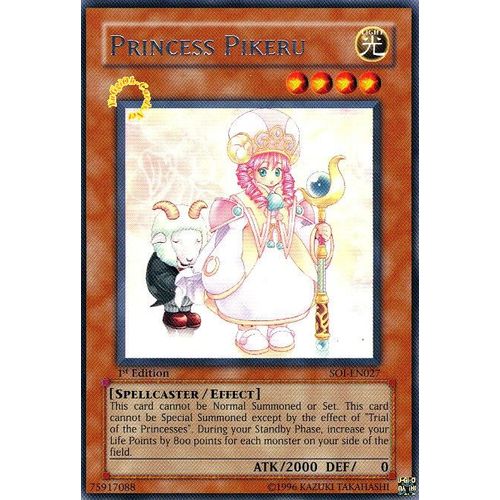 Princesse Pikeru En Fr 1ere Ed Soi-Fr027 Carte En Rare