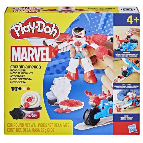 Marvel Heroes Play-Doh Marvel Captain America Moto Tranchante