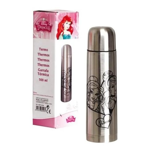 Bouteille Princesses Disney En Acier Inoxydable Taille 500 Ml
