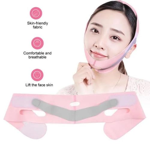 Omabeta Masque Facial Fin Masque Amincissant Pour Le Visage, Bandages Amincissants, Soins Du Double Menton, Hygiene Anti-Cellulite 