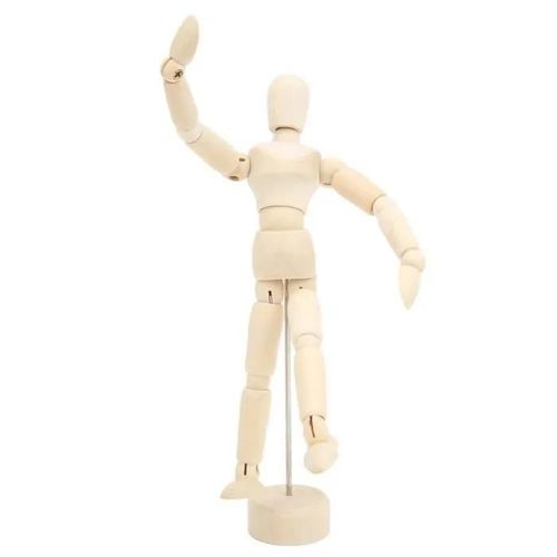 Omabeta Mannequin D\Art En Bois Mannequin En Bois Mannequin De Creatifs Dessin Homme En Bois De 5,5 Pouces (Taille Standard 14cm)