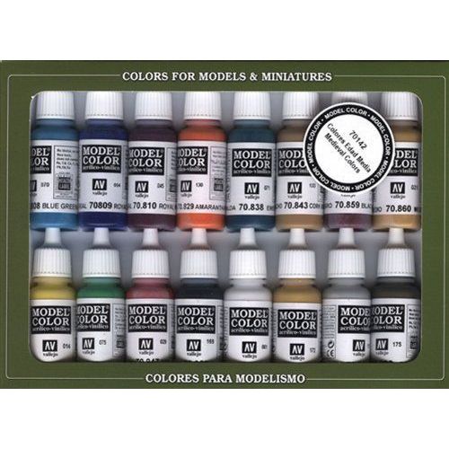 Vallejo Coffret De 16 Pots De Peinture Acrylique Couleurs Assorties-Générique