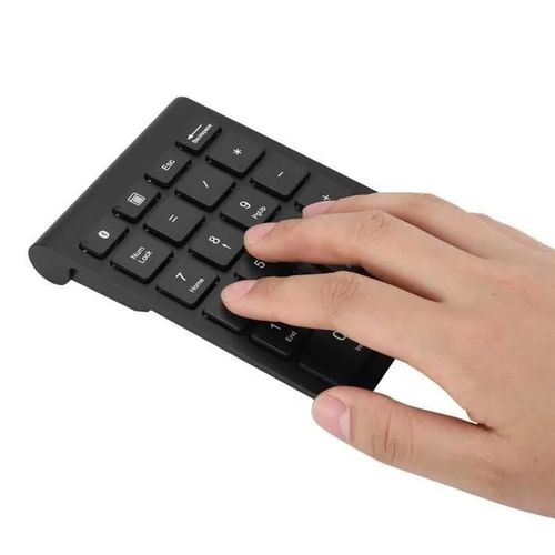 OMABETA Pavé numérique Mini clavier numérique sans fil Bluetooth 22 touches, petit clavier informatique d\ordinateur