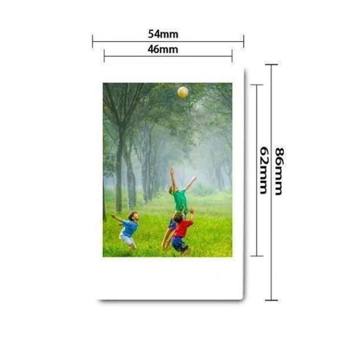 Papier photo CONFOZEN® 20 feuilles Convient pour mini7, mini7s, mini10, mini20, mini25, mini30, mini50, mini50S, mini55