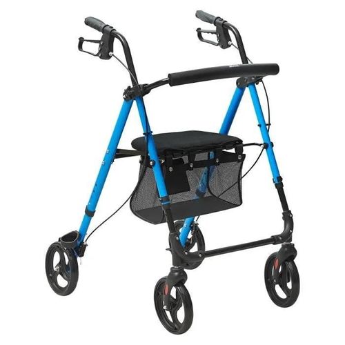 Déambulateur À Roulettes Pour Personnes-Vevor-Déambulateur Extérieur Avec Roues Tout-Terrain De 203 Mm-Capacité De 136 Kg
