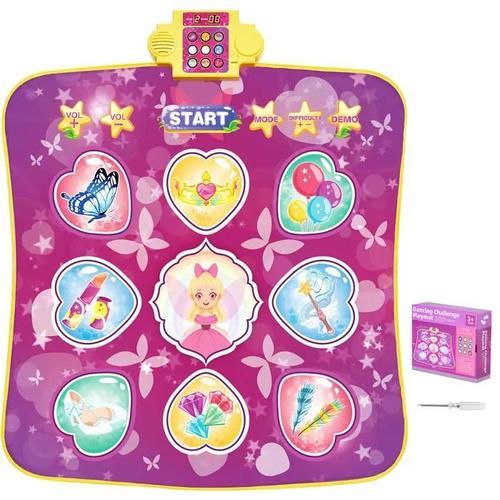 Tapis de Danse pour Enfants 3 Ans et Plus-VEVOR-3 Modes, Volume Réglable, Musique Intégrée, 8 Niveaux de Défi