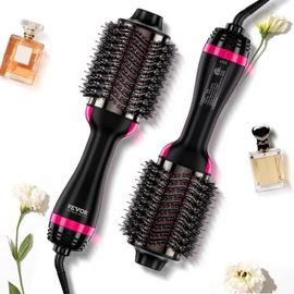 Brosse Soufflante Sèche-Cheveux Lonique 4 En 1-Vevor-Brosse De Coiffage À Air Chaud 3 Températures Pour Lisser, Sécher, Boucler