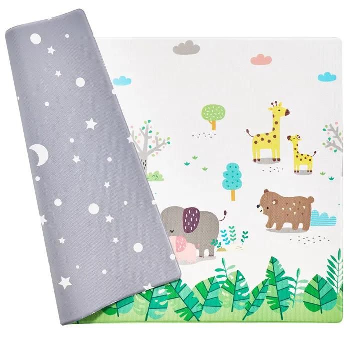 Tapis De Jeu Pour Bébé-Vevor-Tapis De Sol Réversible Enroulable-Pour Bébés, Tout-Petits, Nourrissons, Jeu Et Temps Sur Le Ventre