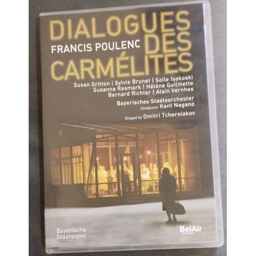 Dialogue Des Carmélites De Francis Poulenc Dvd Toutes Zones Opéra