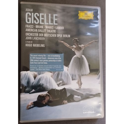 Giselle De Adolphe Adam Dvd Toutes Zones Opéra Carla Fracci Erik Bruhn Bruce Marks Toni Lander John Lanchbery Hugo Niebeling Deutsche Grammophon