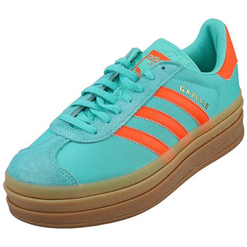 Adidas Gazelle Bold Chaussures De Femme Vert Orange