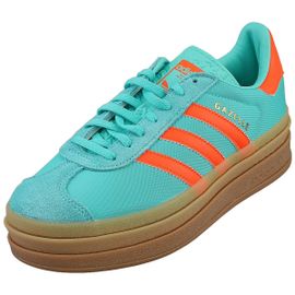 Adidas Gazelle Bold Chaussures De Femme Vert Orange