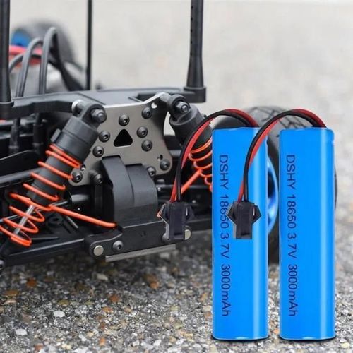 Yunique France 1 Pièce Batterie Lithium-Ion 3.7v 3000mah Plug Sm-2p Compatible Avec De45 De42 1 :14 Off-Road Et Drift Racing-Autre