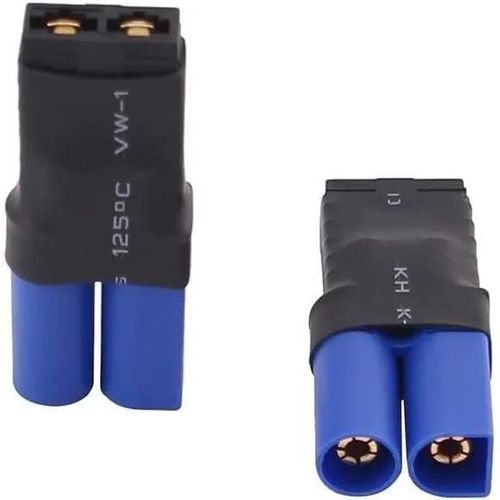 Yunique France 2 Pièces Mâle Ec5 À Femelle Trx Traxxas Connecteur Adaptateur Pour Rc Model Making-Autre