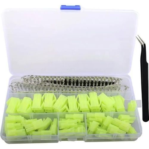 Yunique France Set Avec 40 Pièces Mini Tamiya Connecteurs 2 Broches Mâle Femelle Crimp Pin Kit Compatible Avec Tamiya Mini Tamiya-Autre