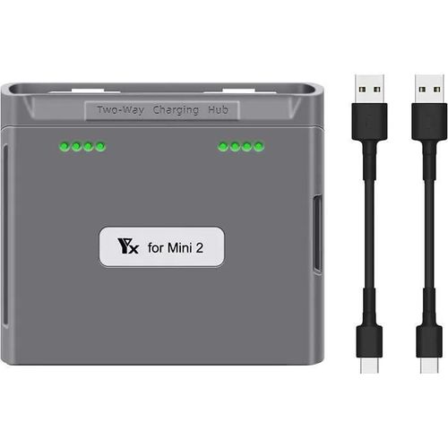 Yunique France Chargeur Compatible Avec Les Drones Dji Mini 2 / Mini Se, Concentrateur De Charge Bidirectionnel Batteries De Drones-Autre