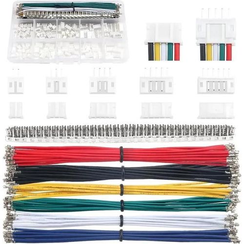 Yunique France Kit 420 Connecteurs Jst 2,0 Mm : Jeu Jst-Ph 2/3/4/5/6 Broches, Connecteurs Mâle Et Femelle, Câbles Pré-Sertis 22awg-Autre