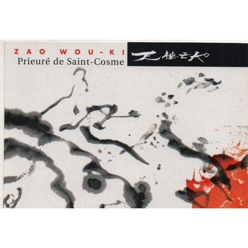 Carte Postale Publicitaire Zao Wou - Ki - Prieure De Saint - Cosme
