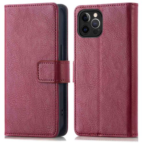 Imoshion Étui De Téléphone Portefeuille Luxe Iphone 12 (Pro) Bordeaux