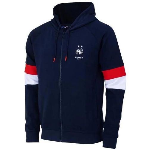 12 Ans - Sweat Zippé Capuche Fff - Collection Officielle Equipe De France De Football