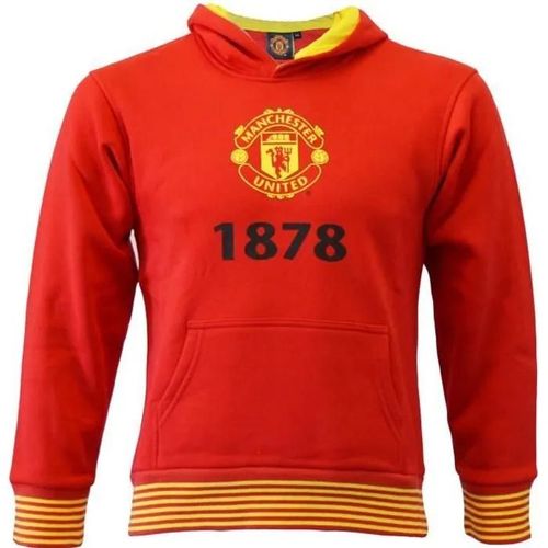 4 Ans - Sweat Capuche Mufc - Collection Officielle Manchester United Fc
