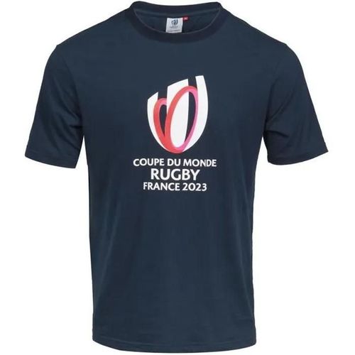 L - T-Shirt Rugby - Rwc - Coupe Du Monde 2023 - Bleu - Homme - Adulte