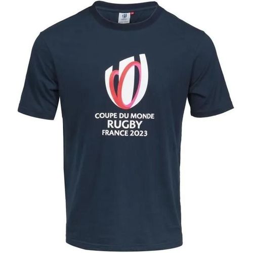 S - T-Shirt Rugby - Rwc - Coupe Du Monde 2023 - Bleu - Homme - Coton