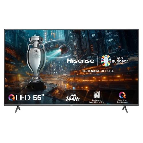 HISENSE Téléviseur 4K QLED 55'' 139 cm 55E77NQ PRO