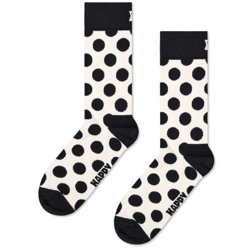 Happy Socks Big Dot Sock Colour Blanc