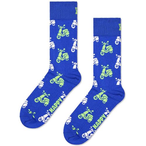 Happy Socks Vespa Sock Colour Bleu