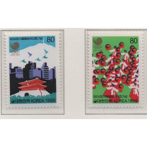 Corée Du Sud Timbres Jeux Olympiques De Seoul 1988