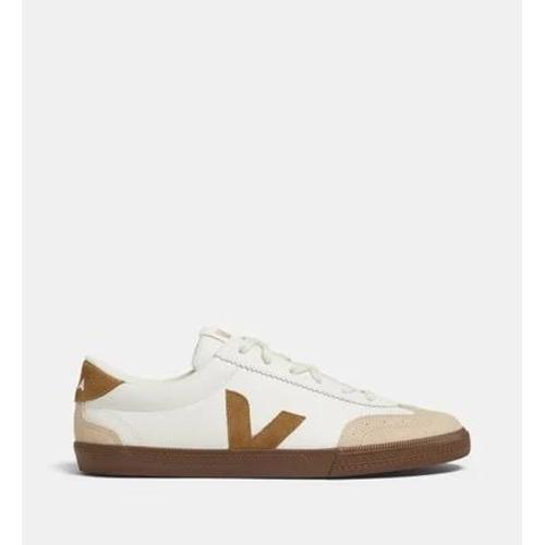 Veja - Tennis Basses Volley O.T. Cuir - Blanc - 44