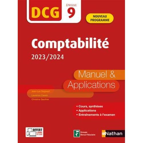 Dcg 9 - Comptabilité 2023-2024 Livre En Ligne