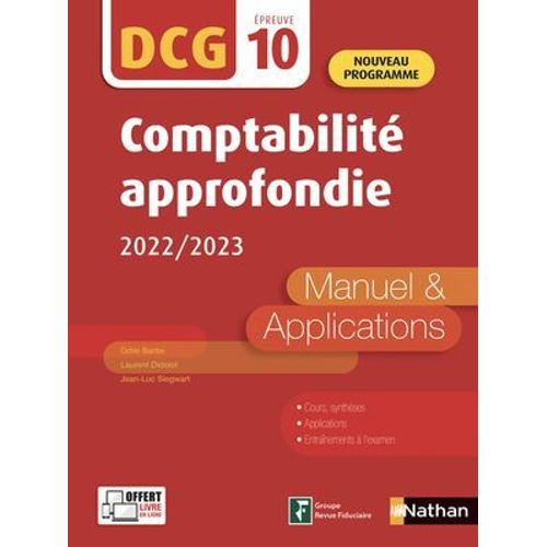Dcg 10 - Comptabilité Approfondie 2022-2023
