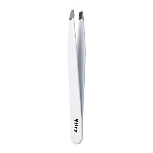 Vitry Pince À Épiler Professionnelle Mors Biais Inox Blanche 