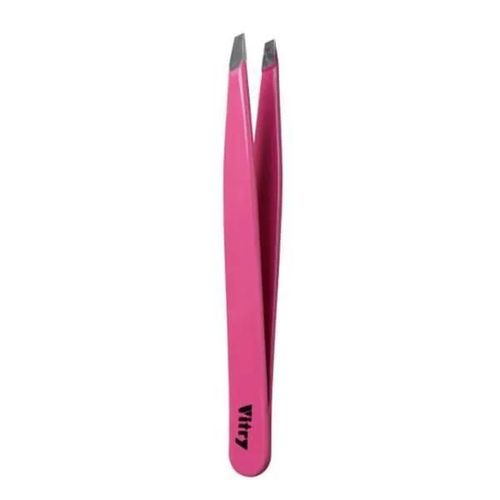 Vitry Pince À Épiler Professionnelle Mors Biais Inox Rose 