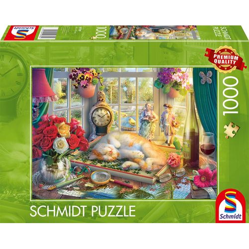 Schmidt Spiele Lheure Du Puzzle Pour Le Chat, 1000 Pcs