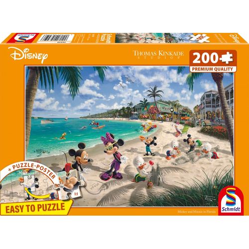 Schmidt Spiele Disney, Mickey & Minnie In Florida, 1000 Pcs