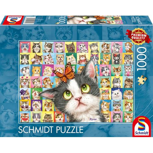 Puzzles Mimique De Chat, 1000 Pcs