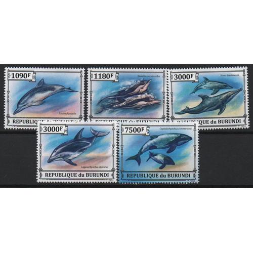 Burundi Timbres Les Dauphins 2013