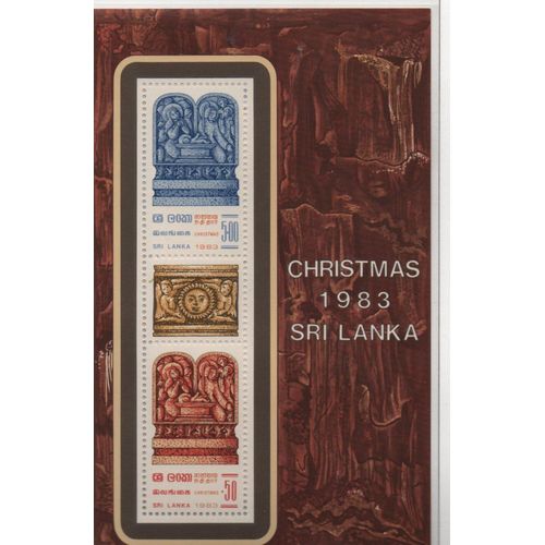 Sri Lanka Timbre Noël 1983