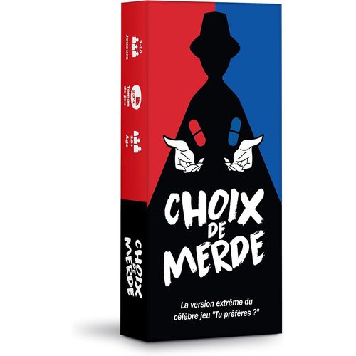 Choix De Merde-Le Jeu Des Dilemmes Extrêmes-Jeu De Société Adulte-Jeu D'ambiance-Jeu De Carte Pour Des Soirées Cultes Entre Amis-Humour Noir.[Y20]
