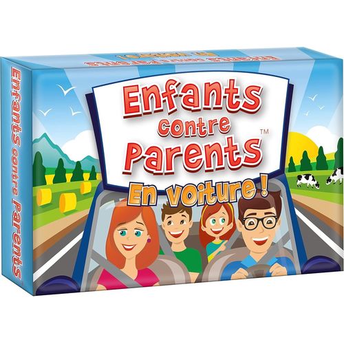 Enfants Contre Parents. En Voiture! Jeu De Voyage Jeux De Société Pour Enfants Et Adultes Quiz Jeu De Cartes 6 Ans.[Y31]