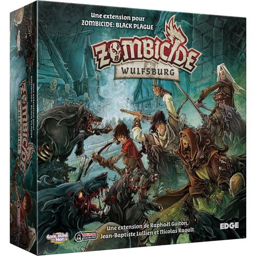 Edge|Zombicide : Black Plague-Extension Wulfsburg|Jeu De Société|À Partir De 13 Ans|1 À 6 Joueurs|60 Minutes.[Y88]