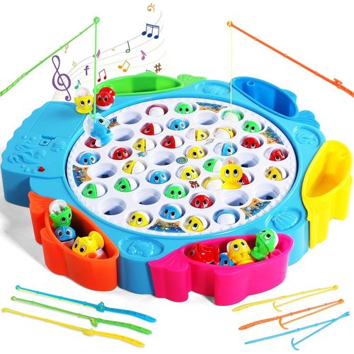 Jouet Enfant 2 3 Ans Garçon Peche A La Ligne Enfant Jeu De Societe Enfant Avec 8 Canne A Peche Enfant Jouets Musicaux Jeu Montessori Jeux Educatif 3 Ans Anniversaire Cadeau Fille Garçon 2 3 4.[Y127]