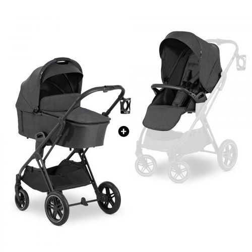 Pack Poussette Duo Vision X Set Melange Black - Châssis Black